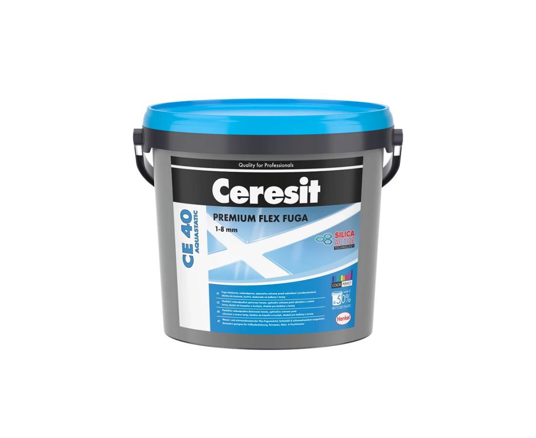 ფუგა CE40 FL.T.GROUT A.ST.SILVER 5კგ 3ლ. — ფუგა